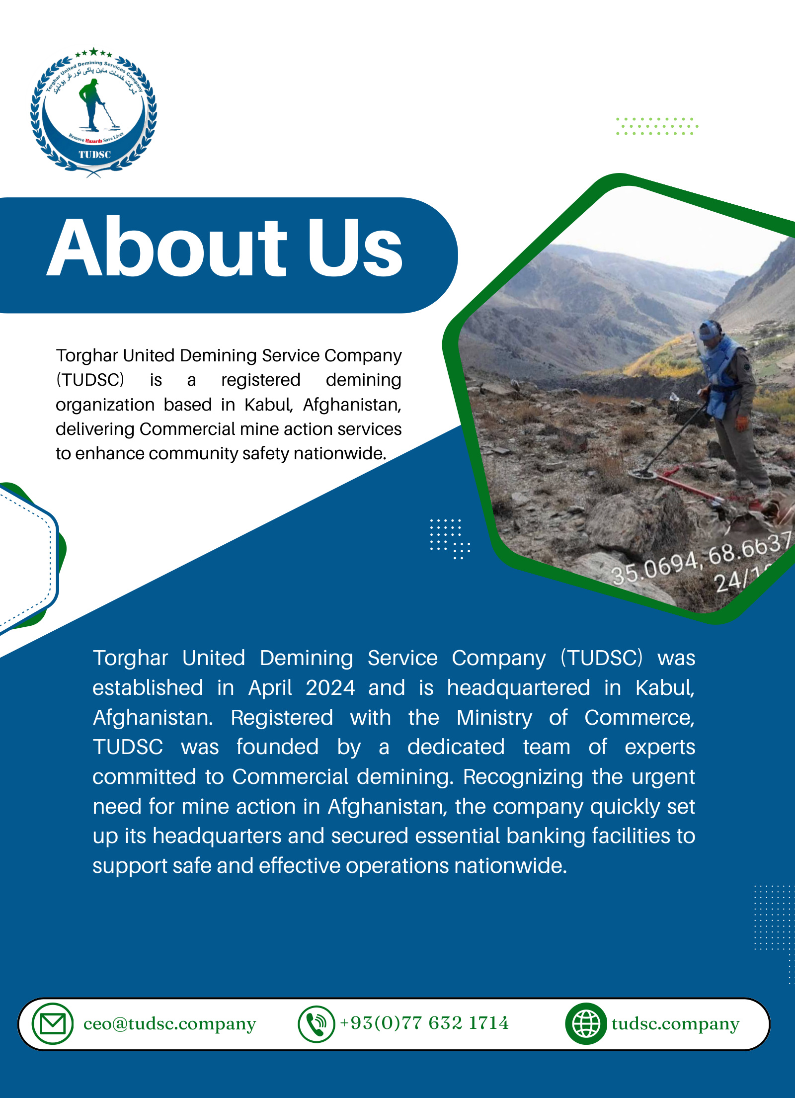 TUDSC about page visual