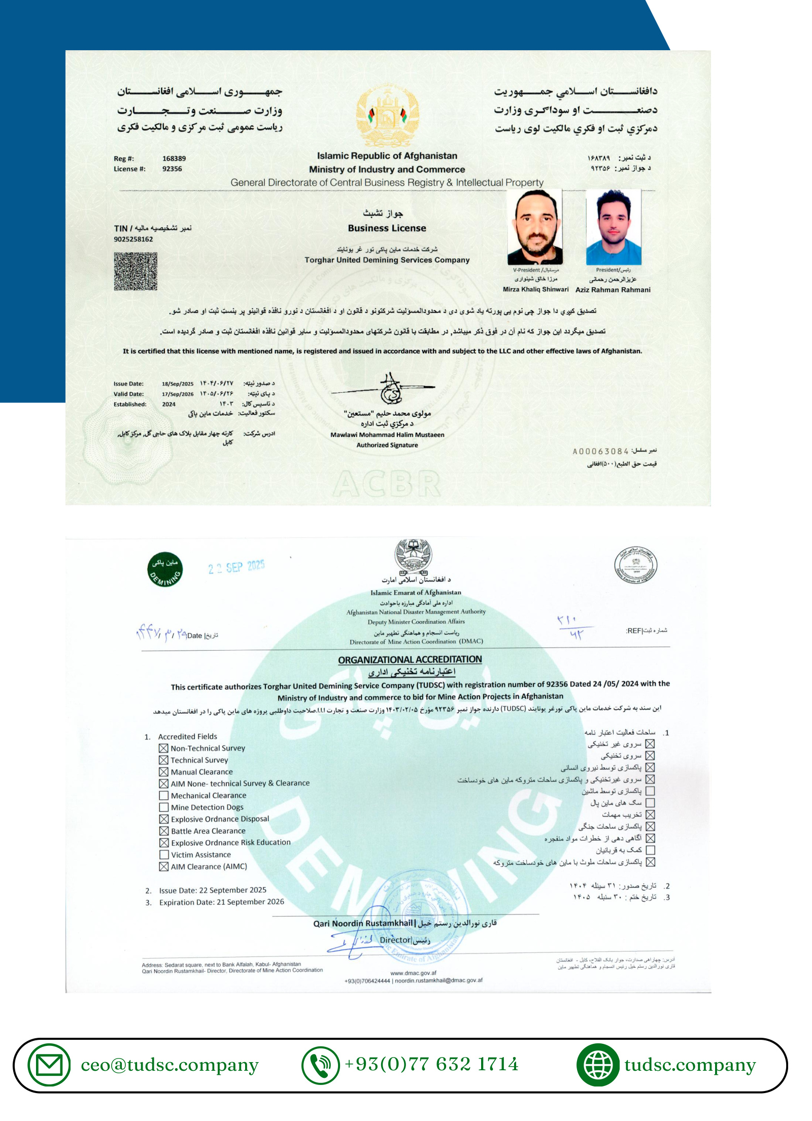 License & Accreditation